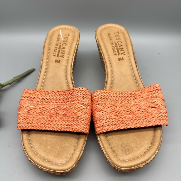 Tuscany women's Wedge sandals size 9 - Picture 2 of 11